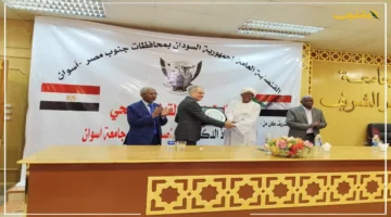 رسميًا.. القنصلية السودانية تكرم القطاع الصحي وتشيد بالدور الحيوي لجامعة أسوان في رعاية النازحين بأسوان 1